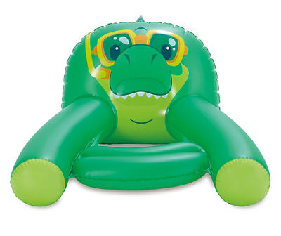 Snorkeling T-Rex Inflatable Pool Chair Float