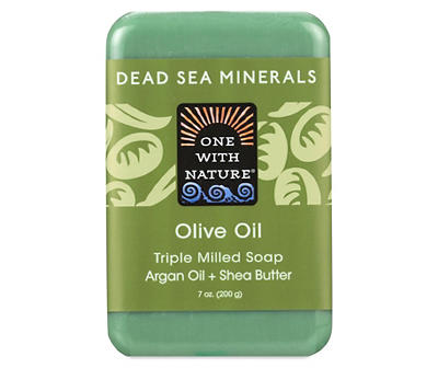 Dead Sea Mineral Olive Oil Soap, 7 Oz Sleeve