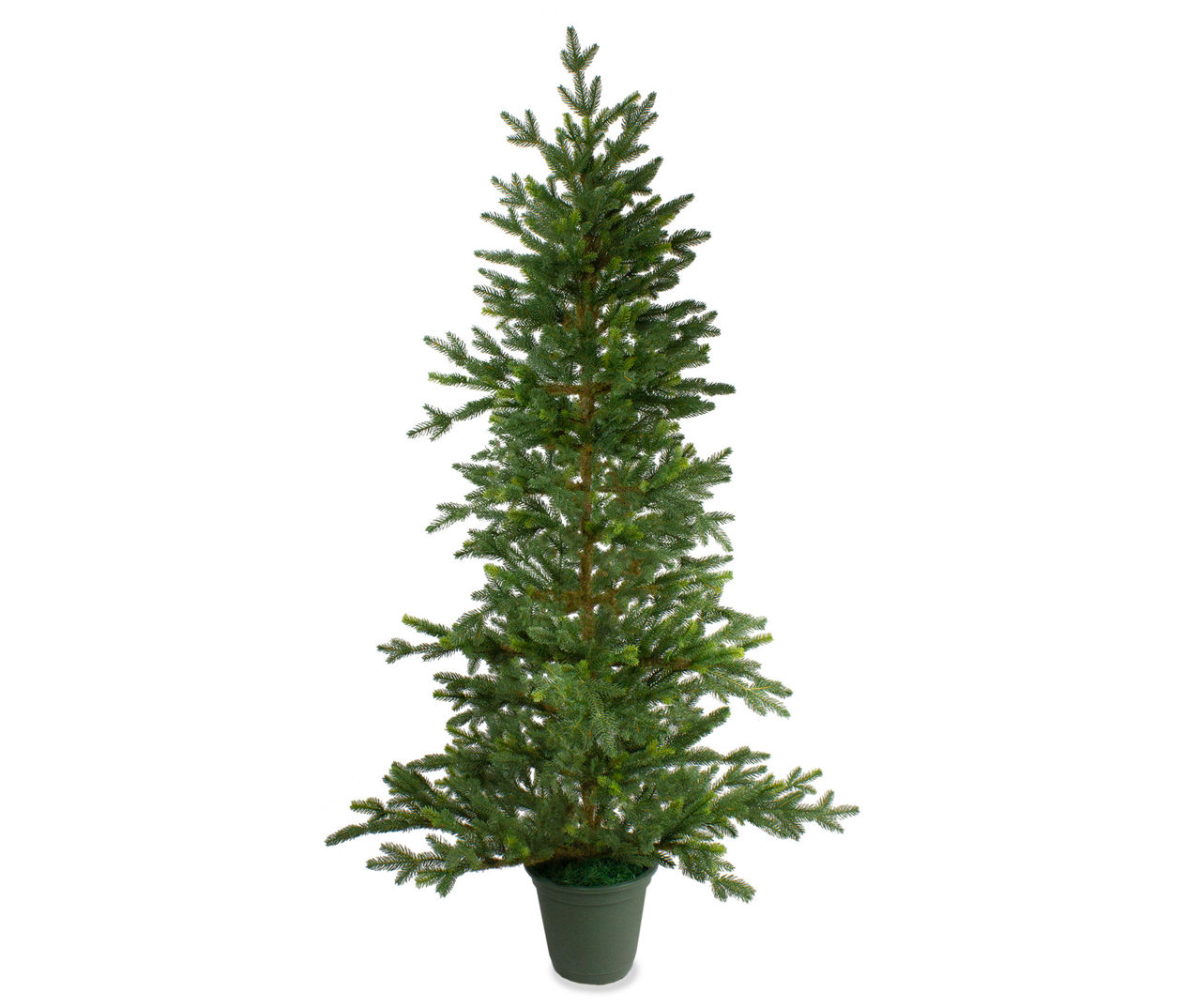 Northlight 6' Noble Pine Slim Unlit Artificial Christmas Tree Urn Big