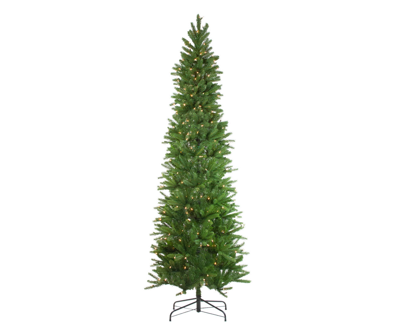 7.5' Northwood Noble Fir Pencil Pre-Lit Artificial Christmas Tree with Clear Lights