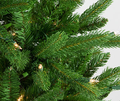 7.5' Northwood Noble Fir Pencil Pre-Lit Artificial Christmas Tree with Clear Lights