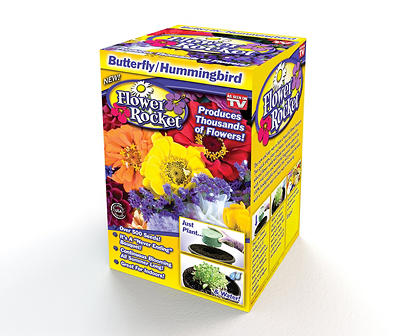 Flower Rocket Hummingbird & Butterfly Seed Disc