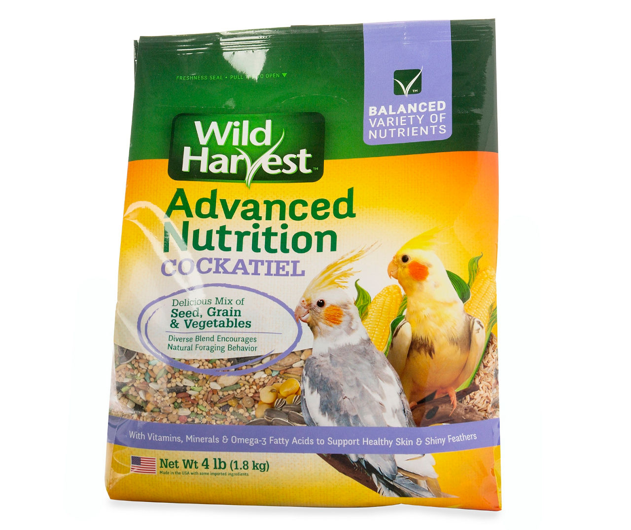Advanced Nutrition Cockatiel Food, 4 Lbs.