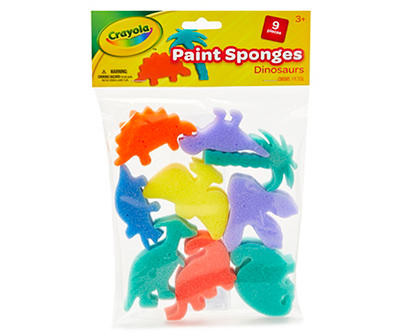Crayola Dinosaur Paint Sponges, 9-Count