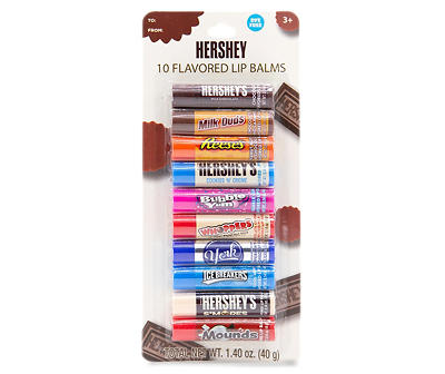 Flavored Lip Balms, 10-Count