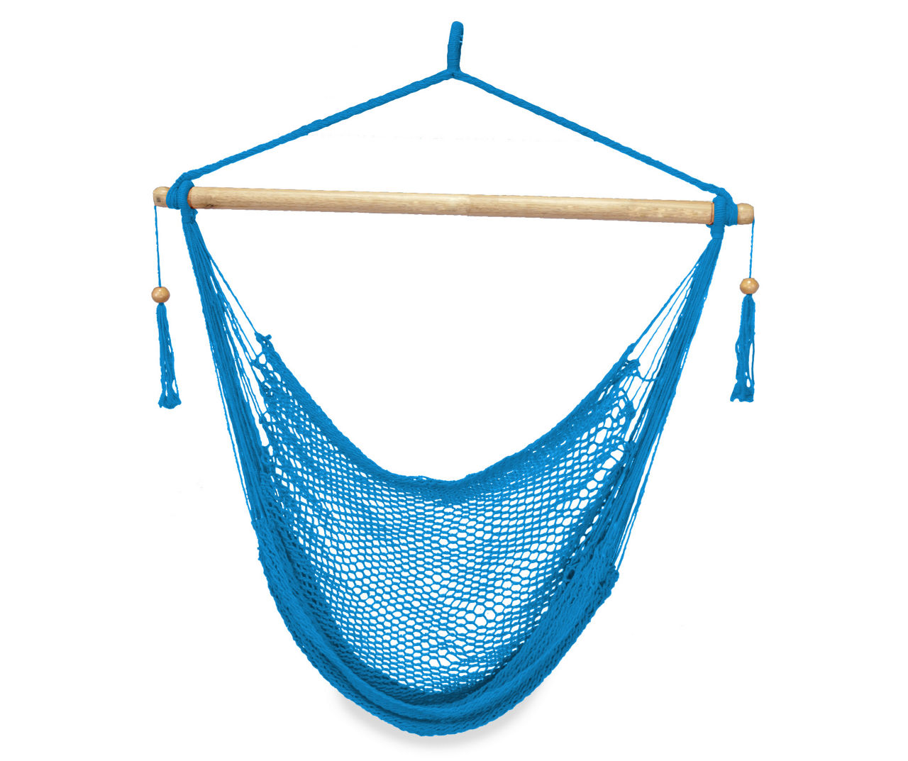 Bliss Hammocks Blue Cotton Rope Hammock Chair Big Lots