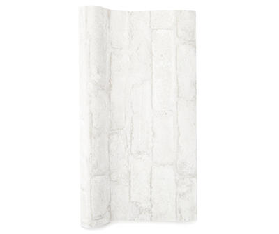 White Denver Brick Peel & Stick Wallpaper