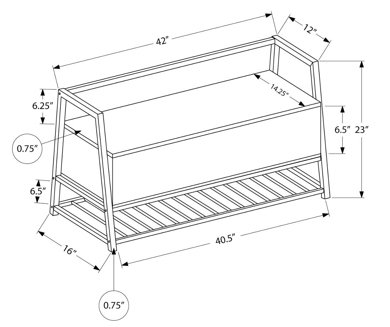 Big lots on sale bench storage