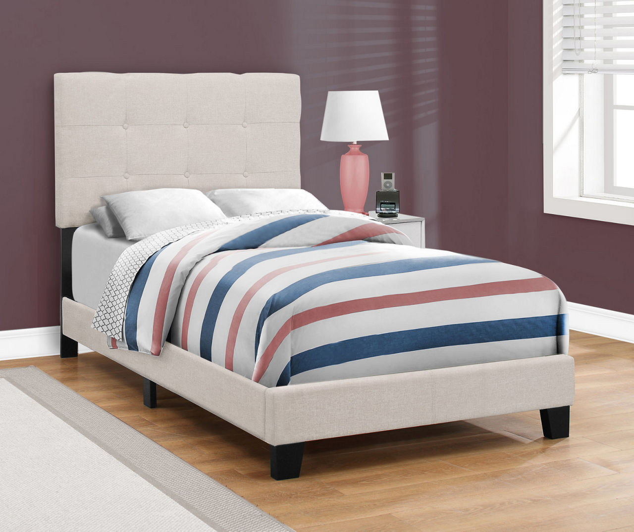 Twin platform bed store frame big lots