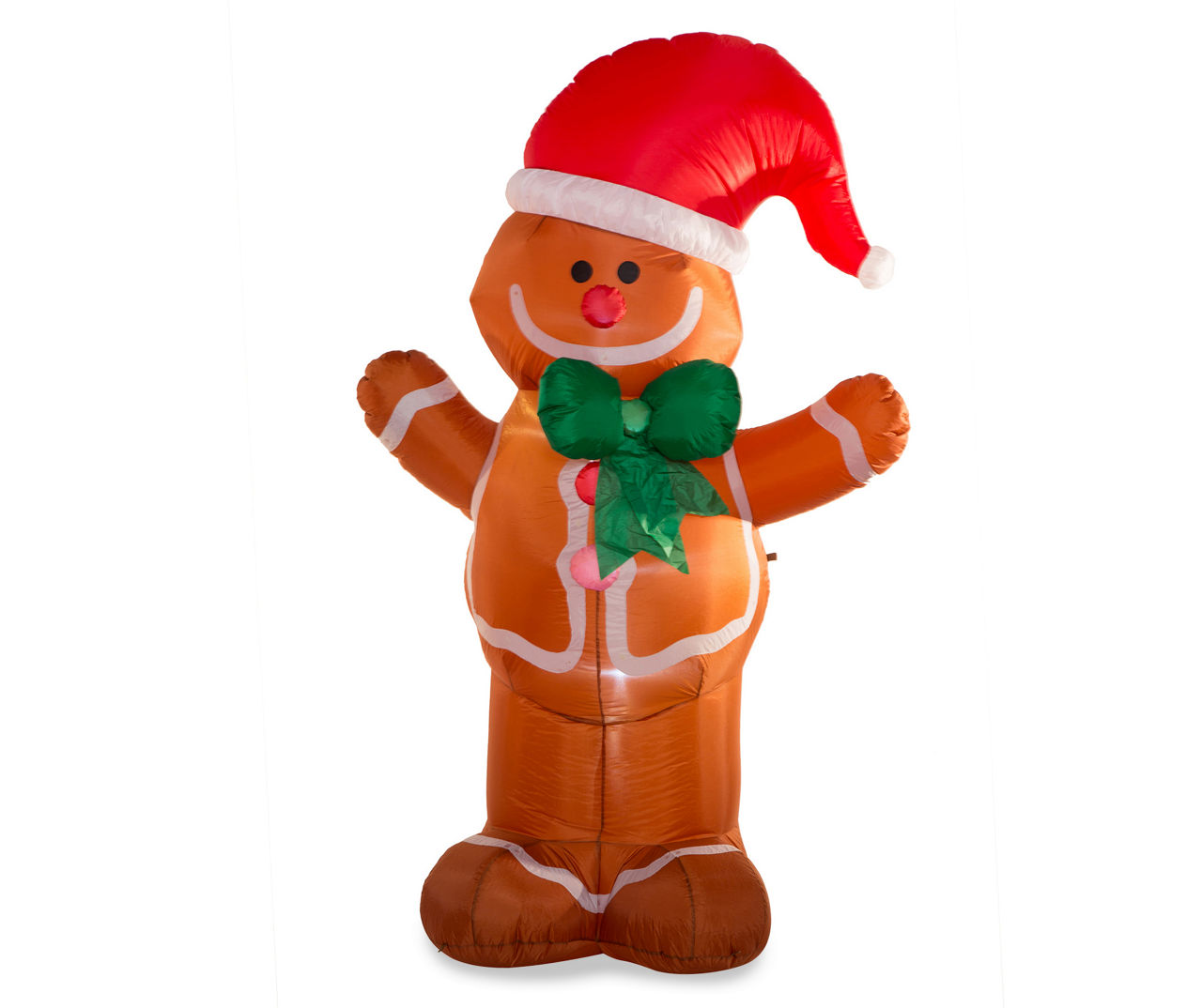 8' Inflatable LED Gingerbread Man