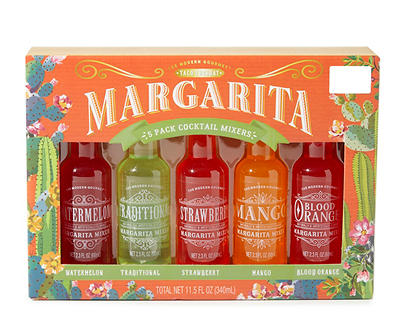 Taco Tuesday Margarita Cocktail Mixer Set, 5-Pack