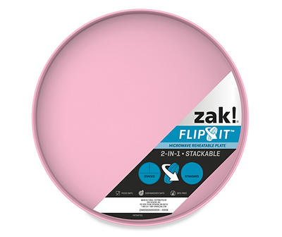 Flip It Pink 2-in-1 Reversible Plate