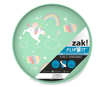 Flip It Unicorn 2-in-1 Reversible Plate