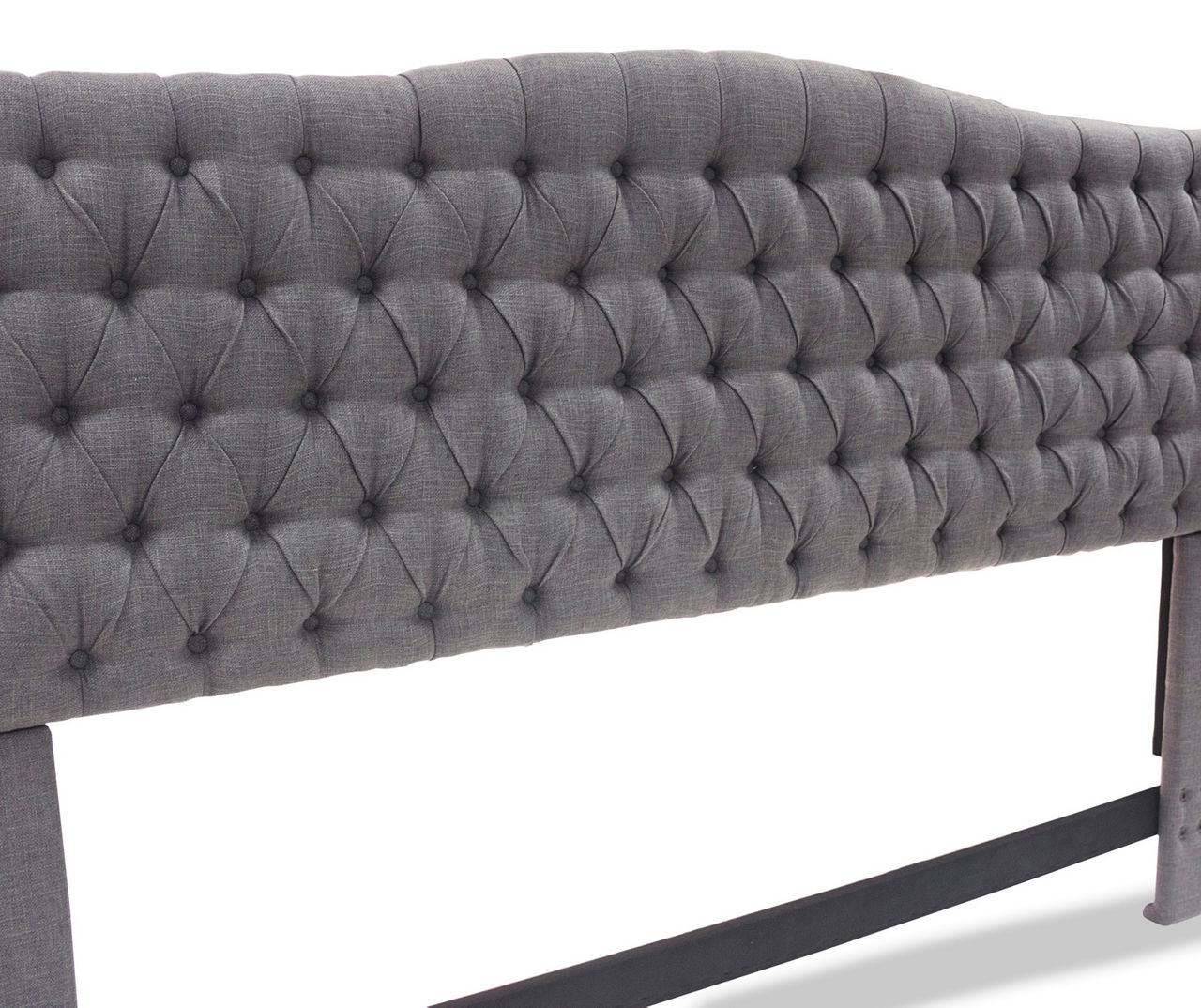 Gray Celeste Upholstered King Headboard