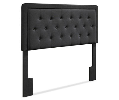 Amery Charcoal Gray Tufted Upholstered Queen Headboard
