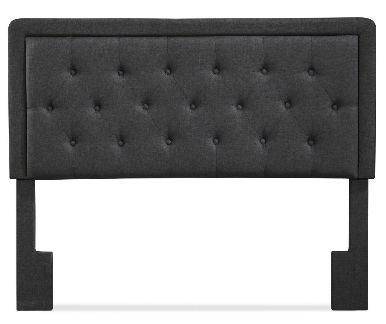 Amery Charcoal Gray Tufted Upholstered Queen Headboard