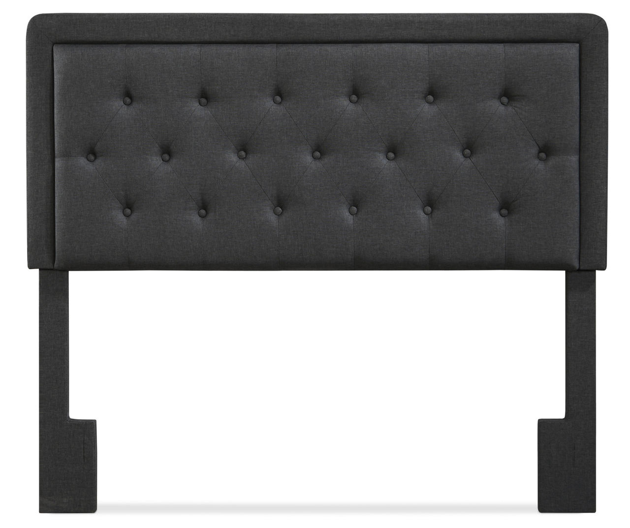 Amery Charcoal Gray Tufted Upholstered Queen Headboard