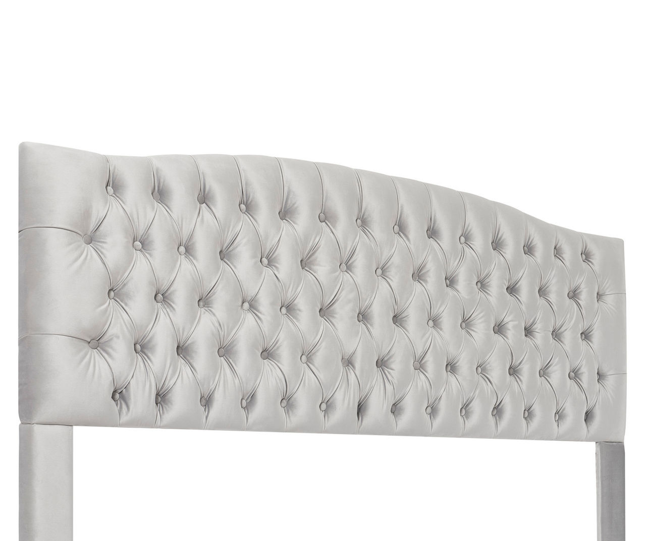 French Pearl Gray Celeste Upholstered Queen Headboard Big Lots