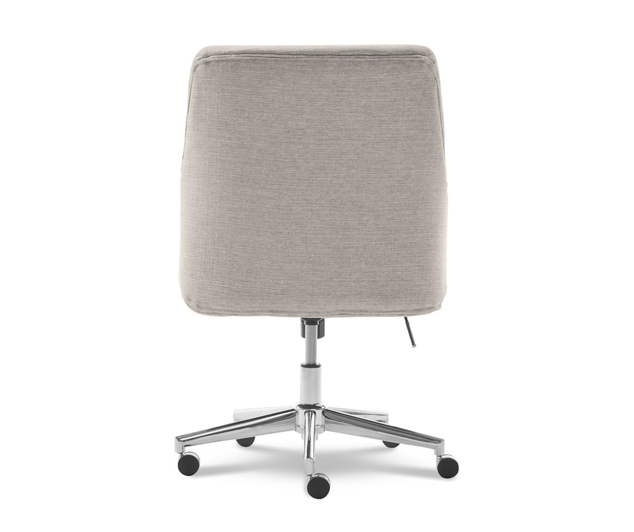 Serta Leighton Light Gray Memory Foam Fabric Office Chair