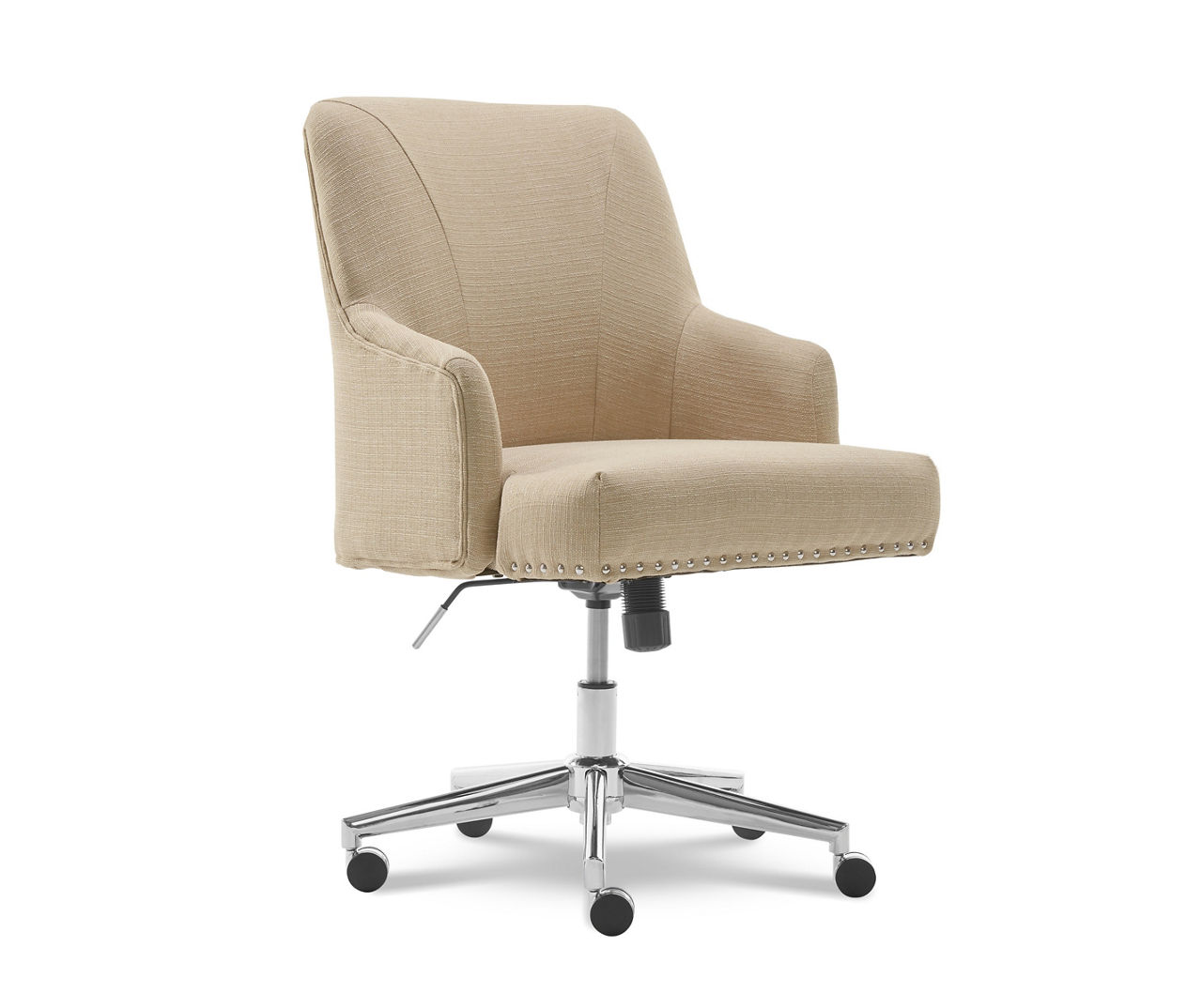 Serta Leighton Beige Memory Foam Fabric Office Chair | Big Lots