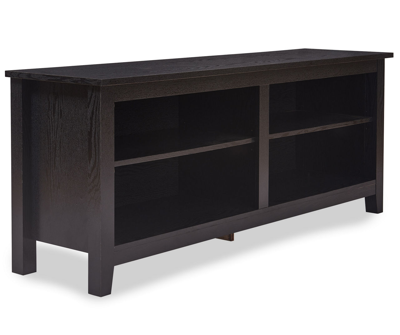 60" Black Wood TV Stand Big Lots