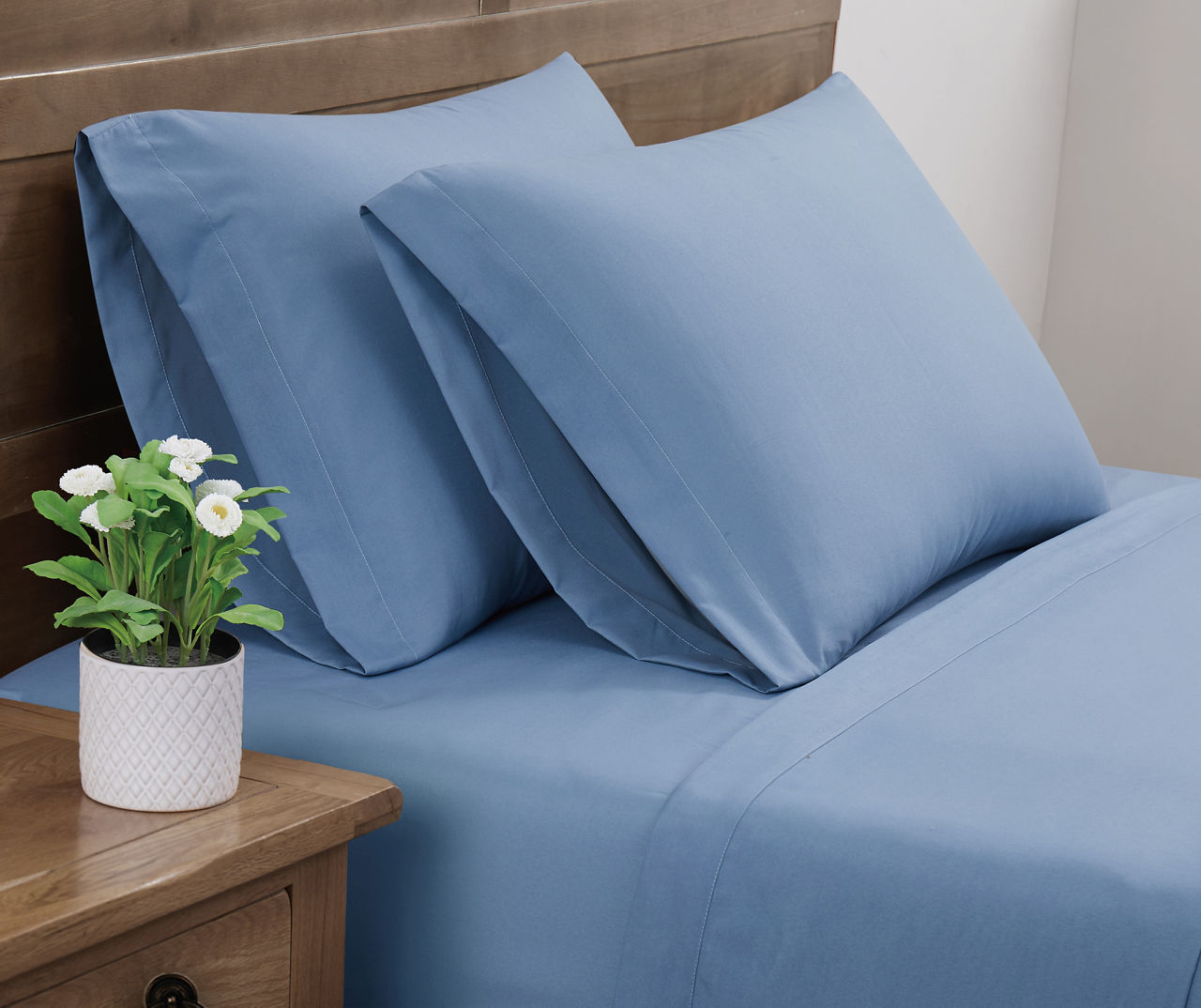 Broyhill Faded Denim Microsculpt Queen 7-Piece Comforter Set | Big Lots