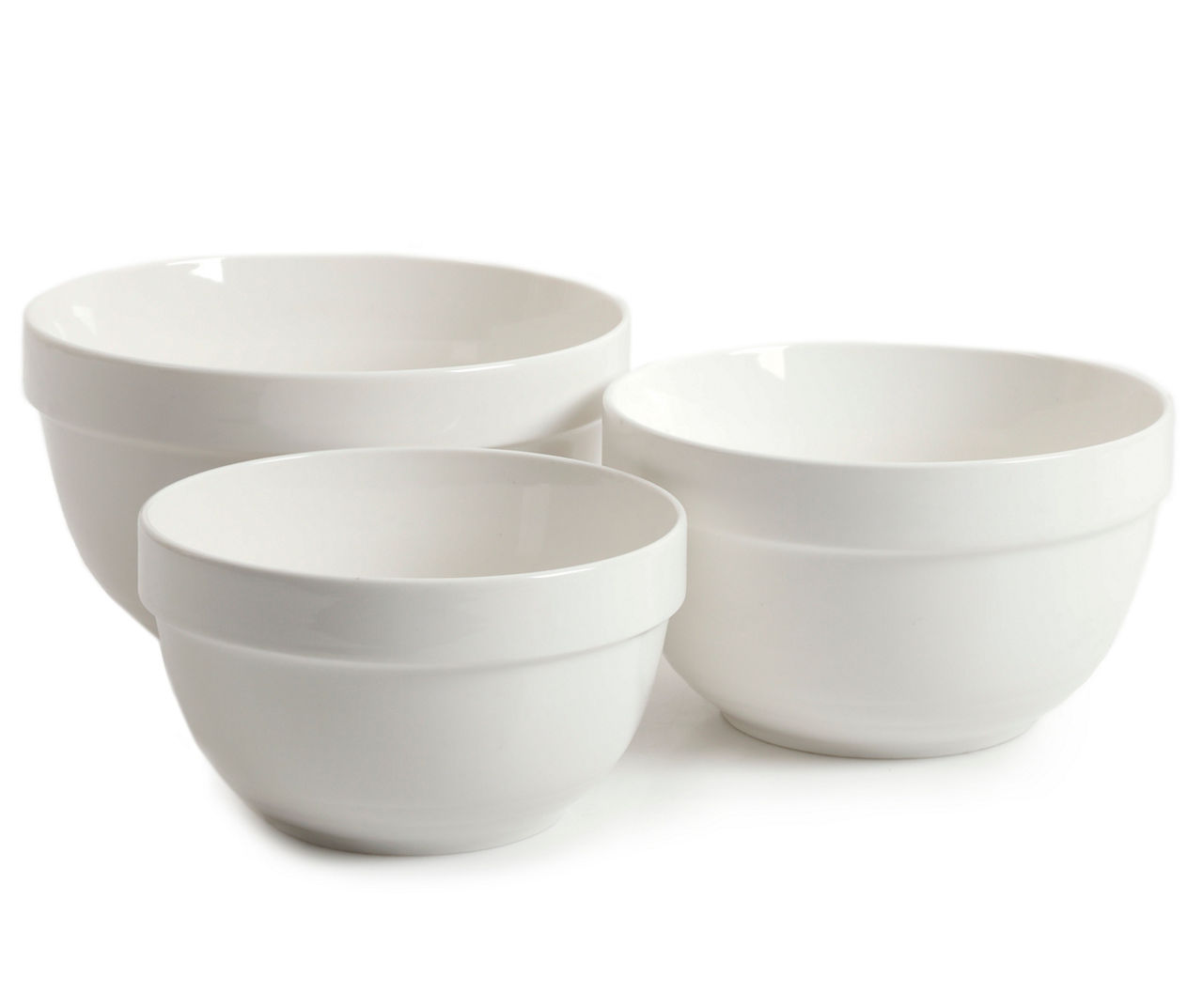 Martha Stewart Stoneware Bowl Set - White, 3 pc - Harris Teeter