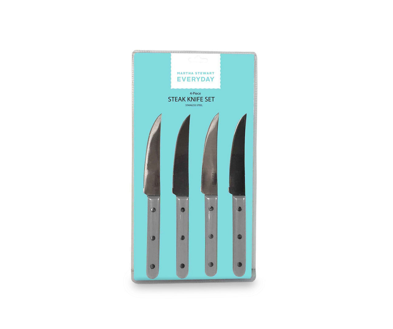 Martha Stewart Everyday Gray 4Piece Steak Knife Set Big Lots