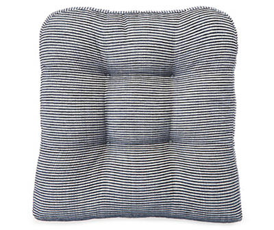 Navy Blue Stripe Karmon Chair Pad
