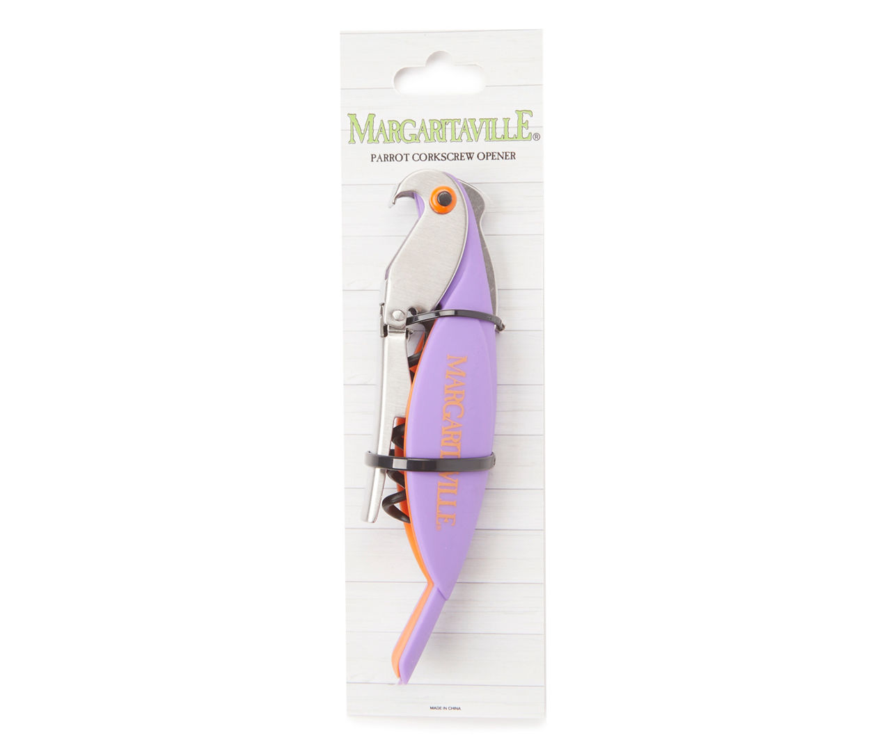 Margaritaville Purple Parrot Corkscrew Bottle Opener Big Lots