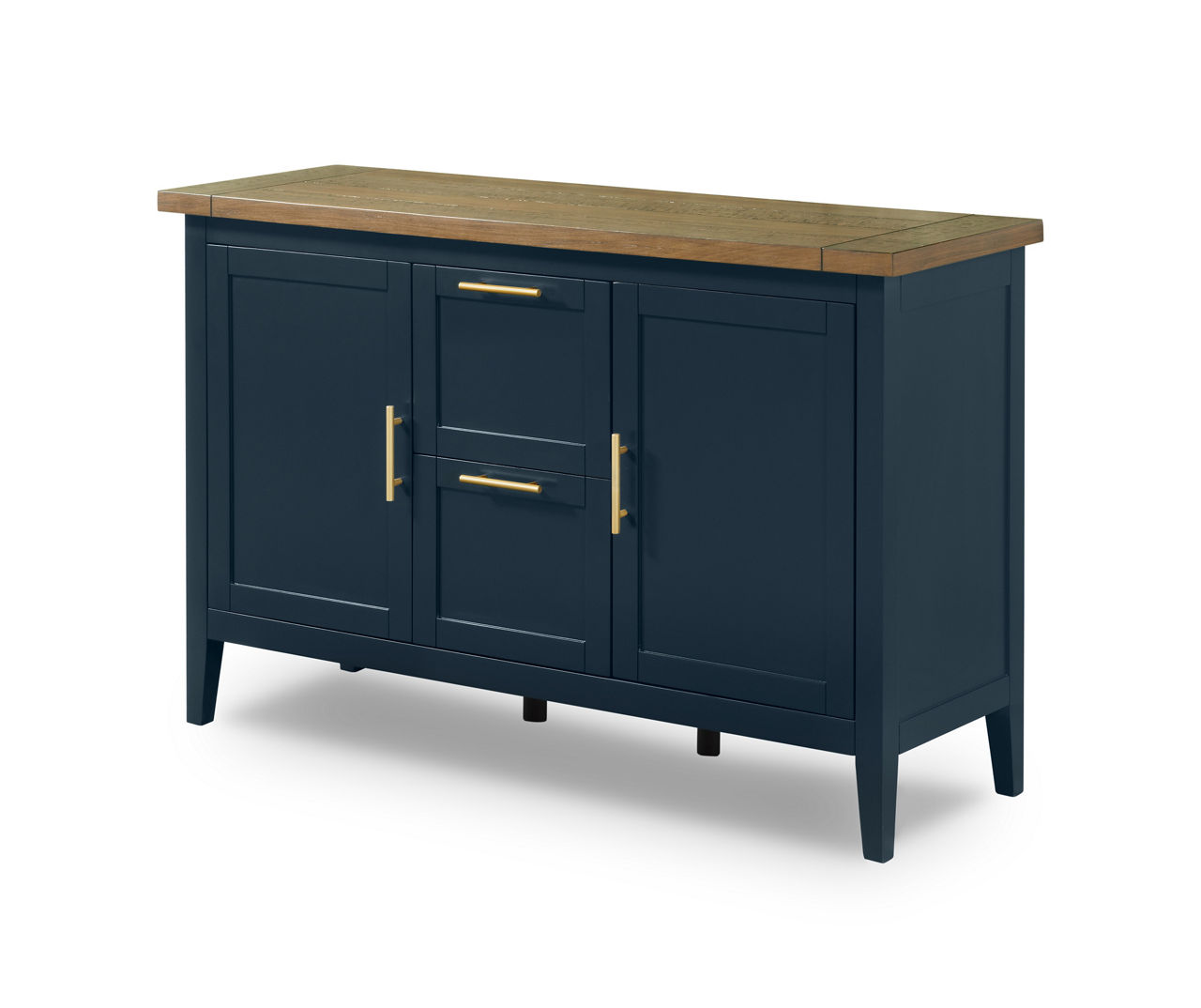 Navy blue deals buffet server