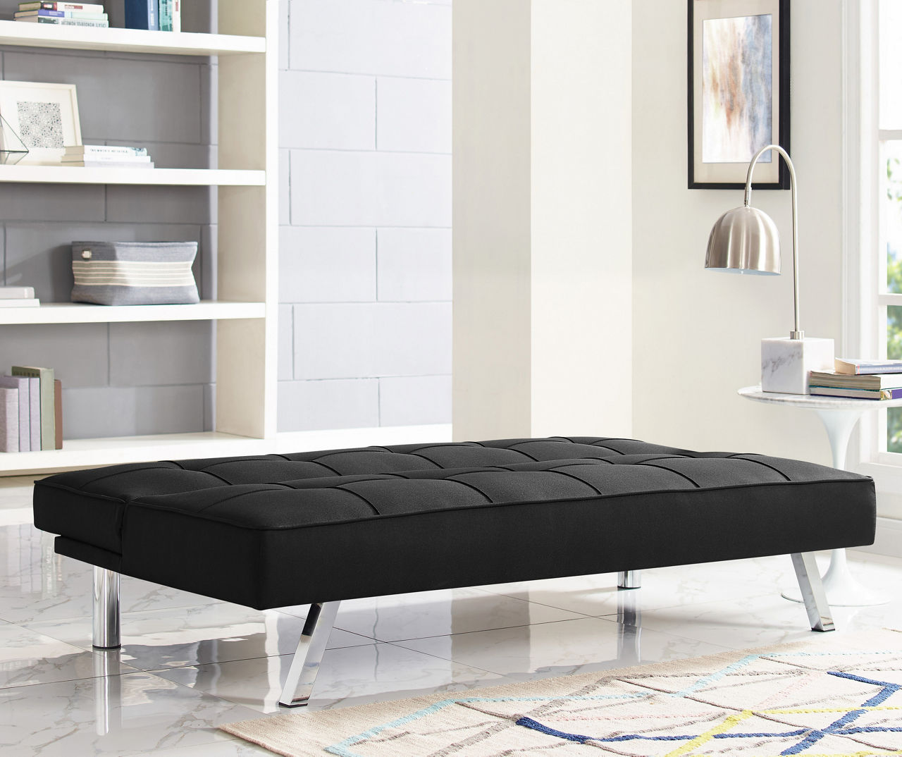 Serta deals black futon