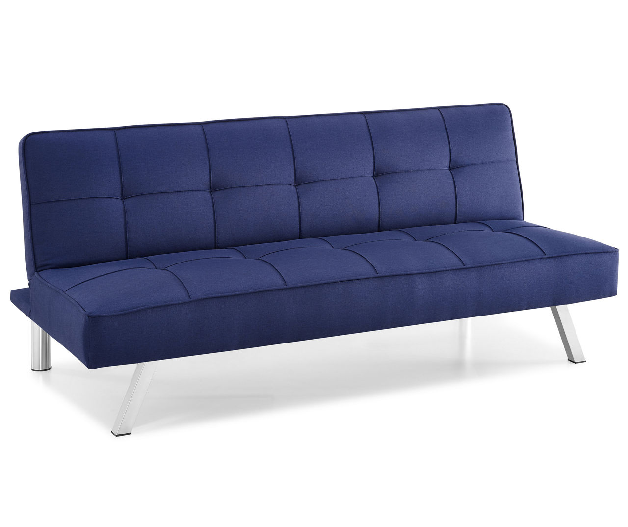Corey Navy Blue Convertible Sofa