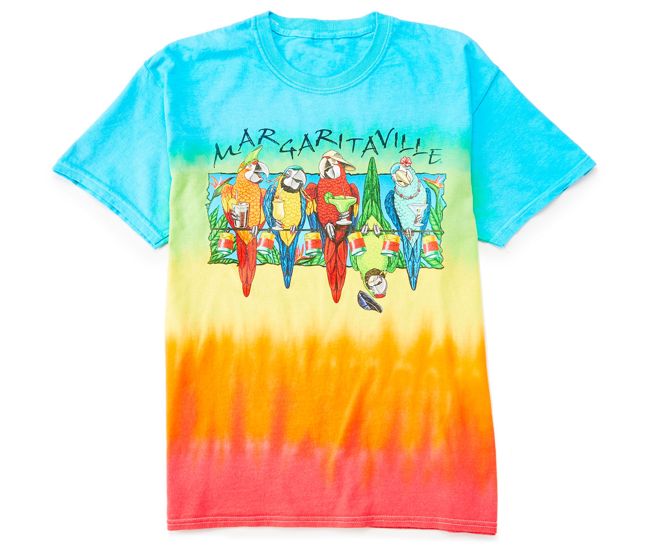Margaritaville Margaritaville Men's TieDye Parrots Tee Big Lots