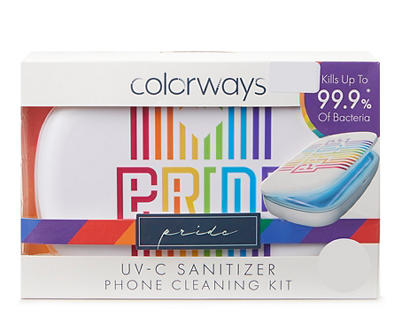 Colorways "Pride" Rainbow UV-C Sanitizer Phone Cleaning Kit