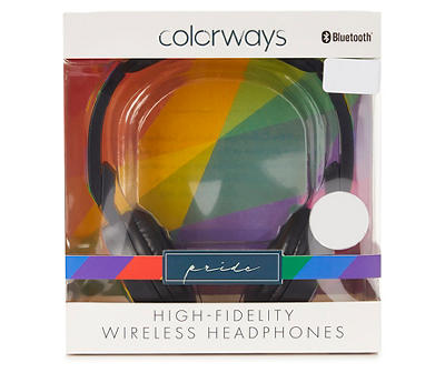 Colorways Rainbow Swirl High Fidelity Bluetooth Headphones