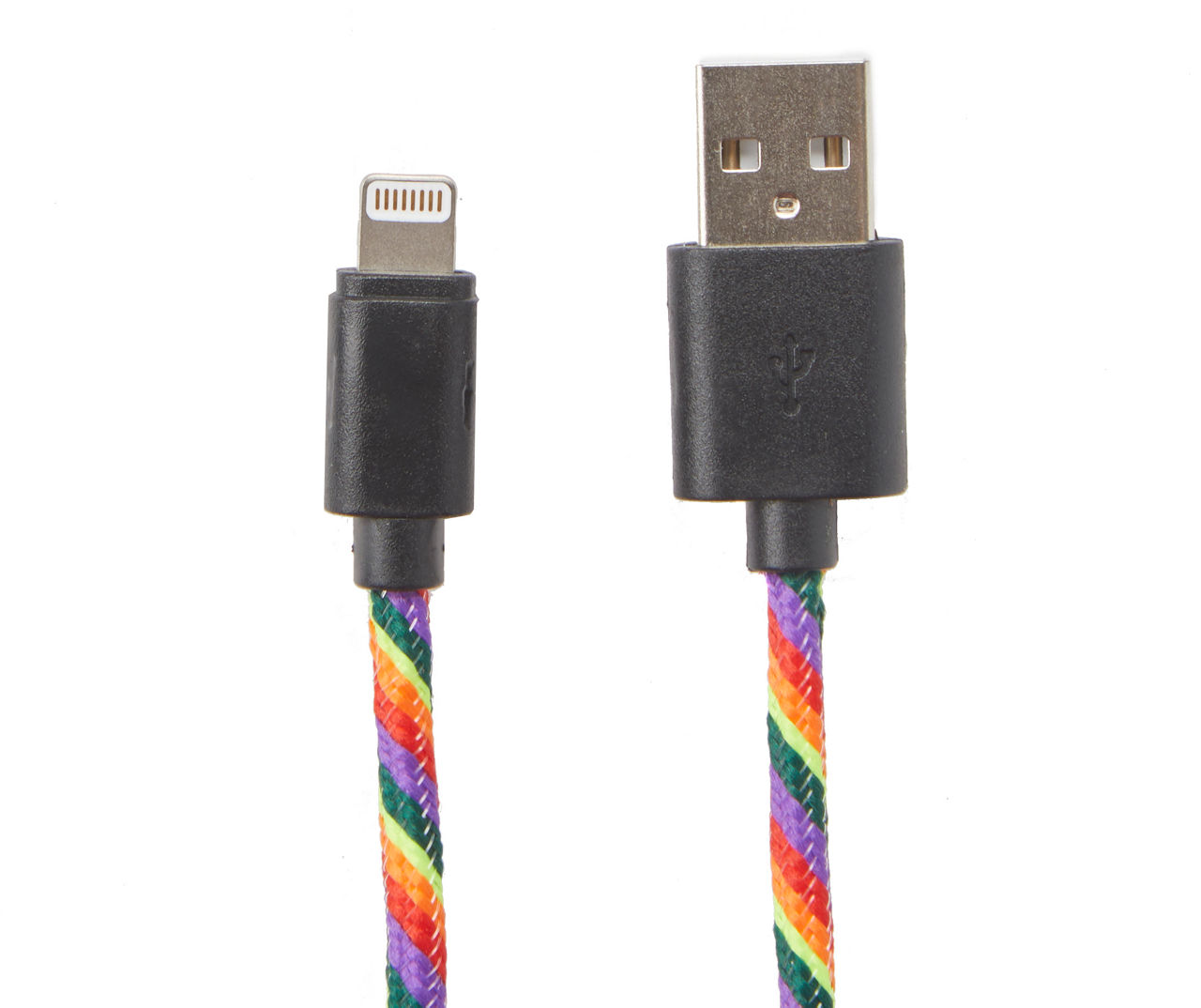 Colorways Rainbow Swirl Lightning 5' Cable