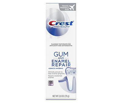 Crest Enamel Repair & Gum Advanced Whitening Anticavity Fluoride Toothpaste, 2.8 oz