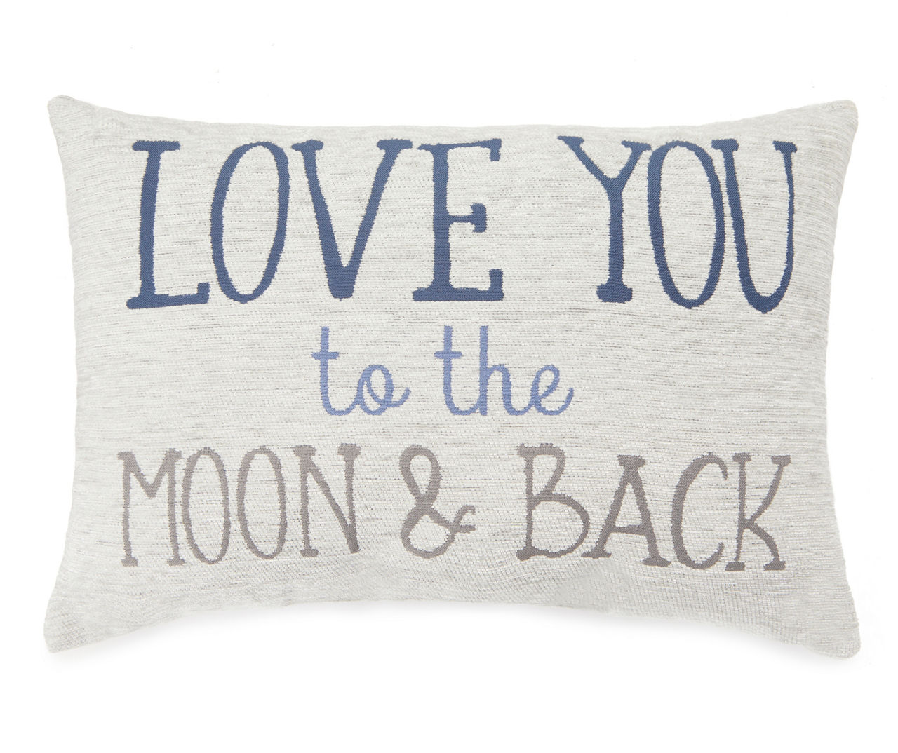 Love You To The Moon & Back Lumbar Throw Pillow