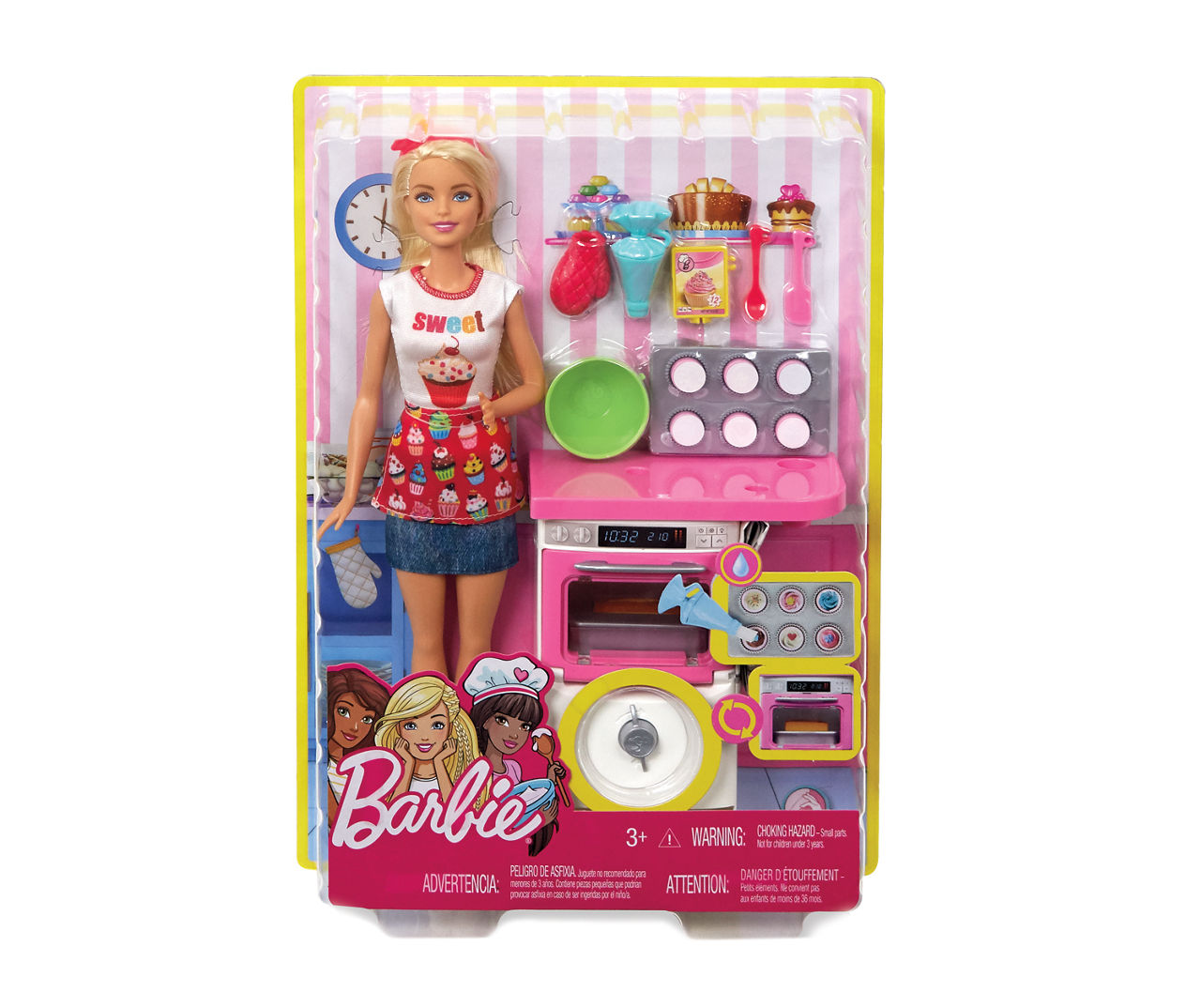 Barbie Bakery Chef Doll Playset Big Lots