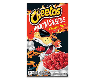 Cheetos Mac'N Cheese Pasta With Flavored Sauce Flamin' Hot Flavor 5.6 Oz