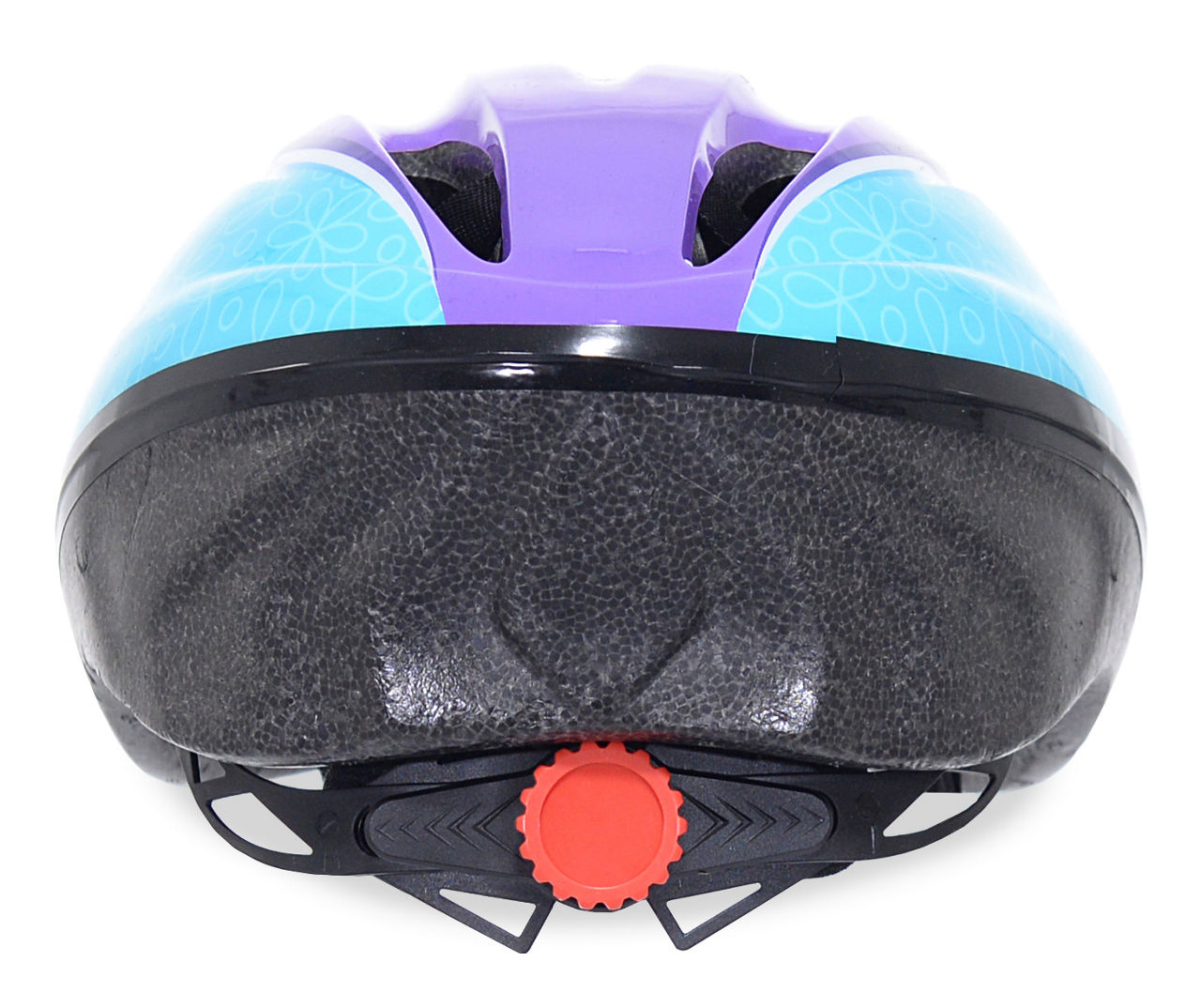 purple bicycle helmet