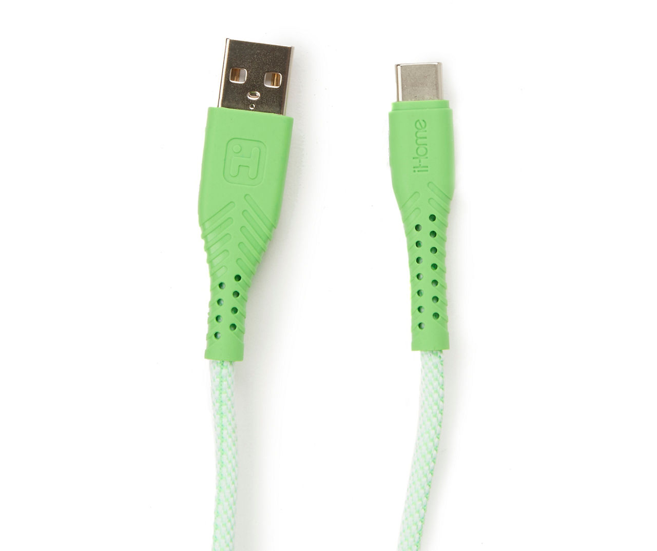 Bright Green USB Type-C 6' Nylon Cable