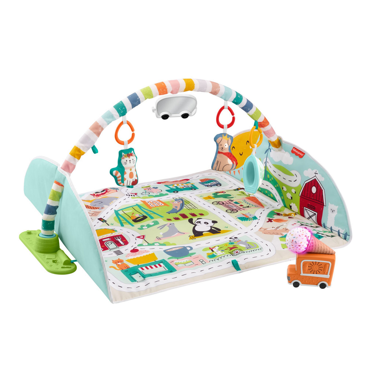 Fisher Price Activity City Gym To Jumbo Play Mat Big Lots