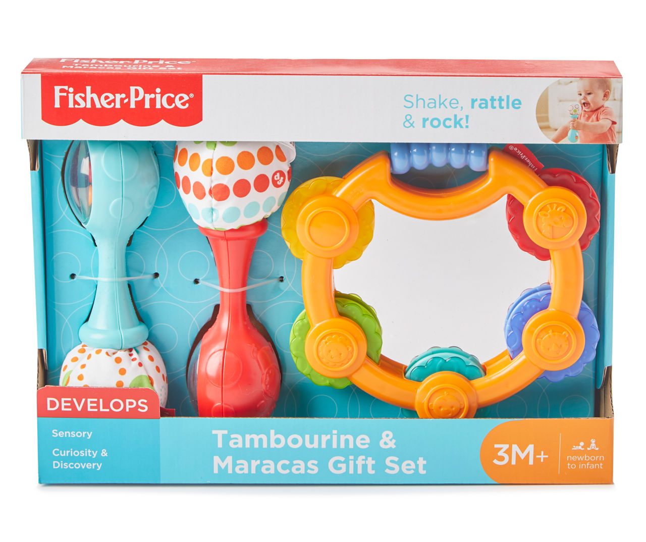 Fisher-Price® Tambourine & Maracas Gift Set