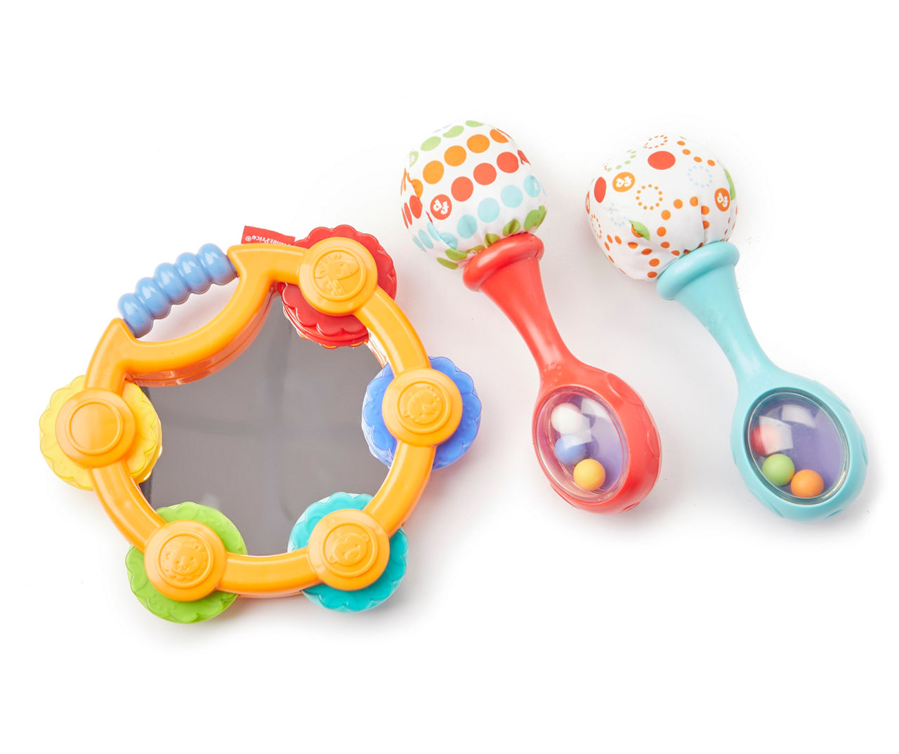 Tambourine and store maracas gift set