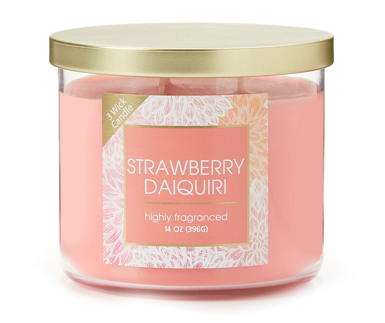 Strawberry Daiquiri 3-Wick Candle, 14 Oz. | Big Lots
