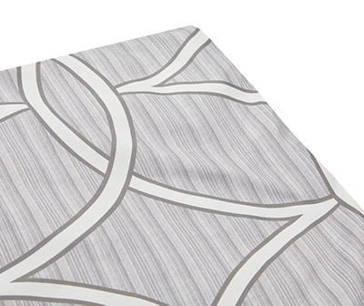Gray Geo Full 14-Piece Reversible Comforter Set