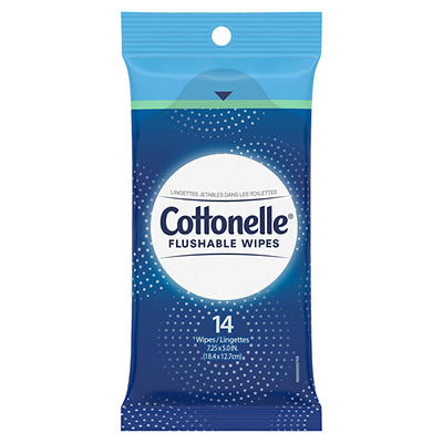 Cottonelle Flushable Wipes 14 ea - Packaging May Vary