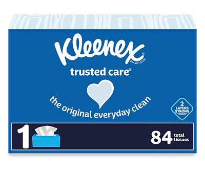 Trusted Care 2-Ply Tissues Box, 84-Sheets